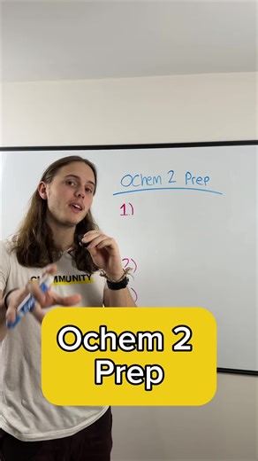 Before starting Organic Chemistry 2, make sure you review resonance, OChem 1 reactions and your past exams. Chemmunity will give you the resources you need to start Organic Chemistry 2 with confidence by providing 200 instructional videos, hundreds of practice problems, our own AI and so much more. Follow Chemmunity so you don't have to learn Organic Chemistry on your own! #organicchemistry #OChem #Premed #Chemistry #Premedstudent
