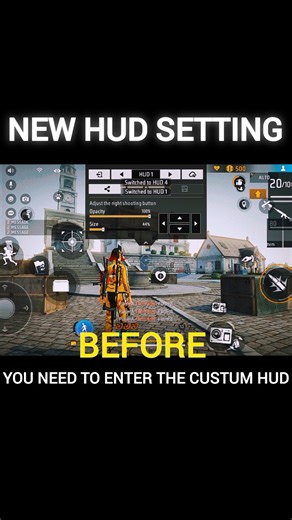 New HUD Setting 🔥 Custom HUD New Update | HUD Code | Use Share Code Directly #newhud