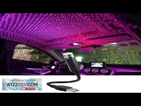 Mini LED Car Roof Star Night Light Projector Atmosphere Galaxy Lamp USB