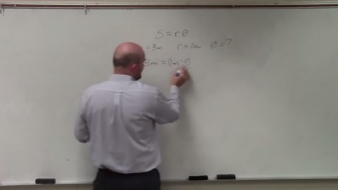 Learn how to find the missing angle measure given arc length and radius