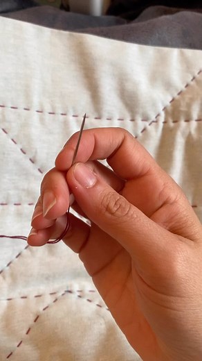 3.7K views | Ever wonder how hand quilters get their knots into the sandwich? Watch my video to see! This and more hand stitching knowledge will fill the weekend during our Running Stitch Virtual Retreat July 14-16. Signups close a midnight. You should join us! Click the link in our profile for full details and online registration  | Gotham Quilts | Facebook