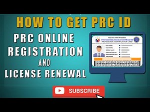 Paano kumuha ng PRC ID - New Professionals