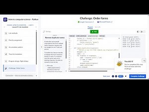 Challenge Order Forms Khan Academy