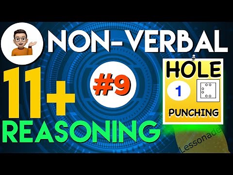 11 Plus Non Verbal Reasoning - Type 9 : Hole Punching/Paper cutting - Part 1 | Lessonade