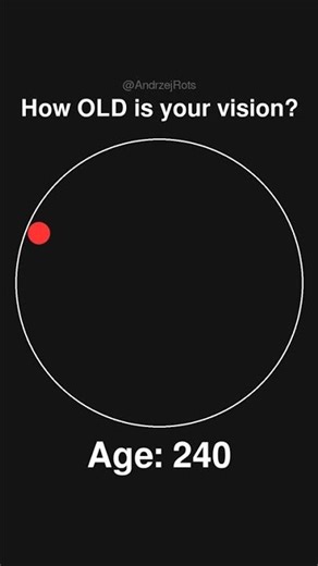 What AGE is your Vision? #satisfying #viral #simulation