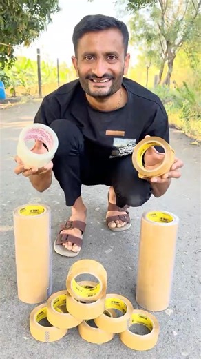 White Wonder Tape And Brown Bamboo Tape Test