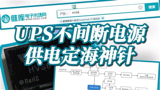 选HVS6系列模块电源，就是给UPS不间断电源系统稳定运行上一道“双保险”！