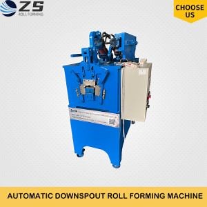 [Hot Item] Down Pipe Making Rainspout Pipe Steel Rain Gutter Linesteel Gutter Downpipe Roll Forming Machine