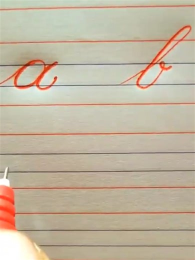 Learn to Write English Small Letters in Cursive
