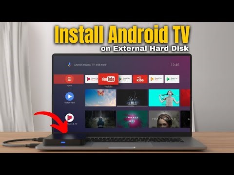 Install & Run Android TV 13 Directly From External Hard Drive | Android TV on Laptop