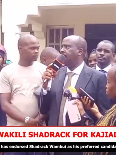 DANSTAN OMARI ENDORSES WAKILI SHADRACK FOR KAJIADO NORTH MP SEAT Renowned advocate Danstan Omari has publicly endorsed Shadrack Wambui as his preferred candidate for the Member of Parliament seat in Kajiado North. Omari said his endorsement was based on Wambui’s proven track record and dedication to serving the people, noting that he has demonstrated commitment through action rather than words. “I bring to you Shadrack Wambui as your preferred candidate for the MP seat of this constituency becau