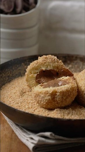 Perfect nougat dumplings made from potato dough 🍫 It's so easy!