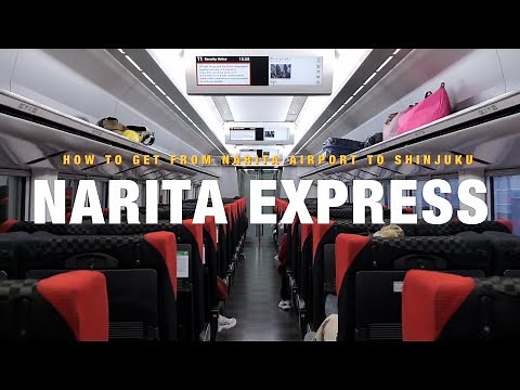 How to take Narita Express from Narita Airport to Shinjuku