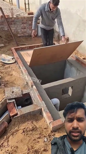 Amazing Shuttering for Septic Tank | Perfect Civil Engineering Work 😍 #dailydoseab #construction