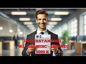 what is form w2 - 1099 misc - 1099 nec and 1099 k