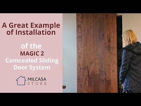 VIDEO: Milcasa Store - Magic 2 Concealed Sliding Door System - How Does It Work?