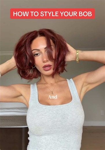 How to Style the Bob: Easy Bob Hair Tutorial