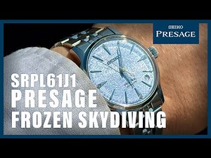 Unboxing The New Seiko Presage Frozen Skydiving SRPL61J1