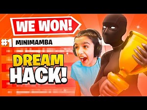 13 Year Old Plays In First DREAMHACK Fortnite Tournament!