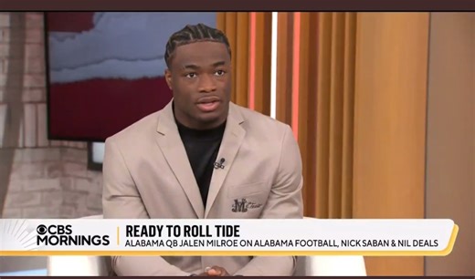 163K views · 4.3K reactions | Breaking: Jalen Milroe makes a guest appearance on CBS Morning News to discuss the upcoming season, Kalen DeBoer, Nick Saban’s retirement, NIL, and more Credit: CBS | Ryan Fowler | Facebook