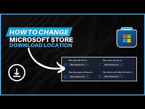 How to Change Microsoft Store App Download Location in Windows 11