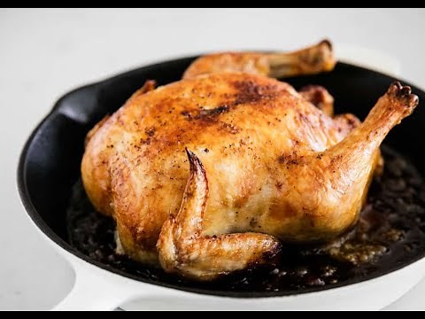 Solar oven cooking chicken and filet mignon