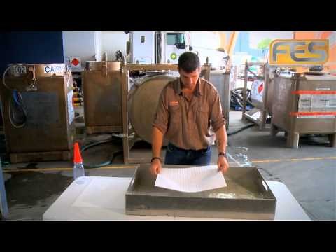 Oil Spill Absorbent Pads - Product Demonstration