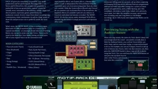 YAMAHA MOTIF XS RACK DEMO 3_2