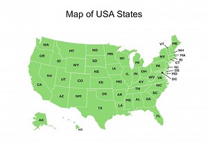 Editable Powerpoint Map of USA With States– Customizable for Projects, Teaching & Business - Etsy