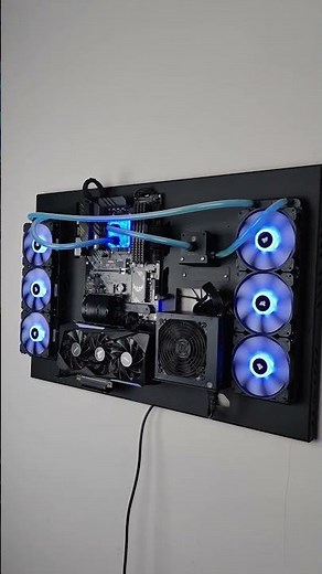ABK Case - Wall computer case #computer #gaming #gamingcomputer #pc #pcgamer #computercase