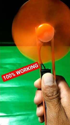 How to make a Powerful Handheld Fan at Home 🔋 #shorts #reels #diy