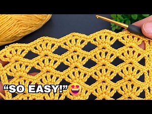 Everyone Is Crocheting This Diamond Flower Stitch 😍 Super Easy Filet Crochet Pattern