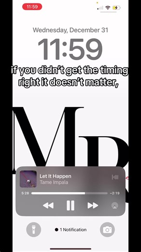 lowk waited all year for this#tameimpala #letithappen #newyears #fyp #viral