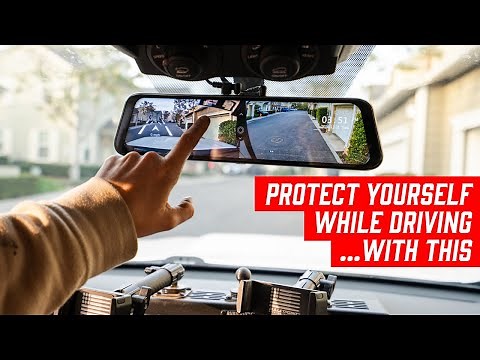 BEST upgrade for your car! WOLFBOX G850 Dash Cam Mirror Install on Toyota 4Runner