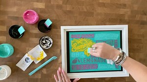 This project screams out SUMMERTIME! The vibrant color pallet just pops! These reusable and silk screen transfers make DIYing a blast! No machines or weeding necessary! Want this kit? Order here: https://chalkcouture.com/WindyCityCrafts/shopping/addBundle/?Bundle=Sku:PS211102;Quantity:1;Sku:B2122143;Quantity:1;Sku:S193102;Quantity:1;Sku:T183105;Quantity:1; | Windy City Crafts