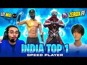India's Top 1 Speed Player 📈| Zerox FF Vs Lit M10 💥| Finally New Legend Join NG ✅️|Free Fire India🇮🇳