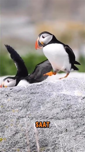 PUFFIN: Burung Badut Laut dengan Skill Rahasia yang Bikin Ilmuwan Kagum! #viral #fypシ #shorts