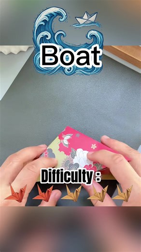Easy origami tutorial !! It’s the perfect tuto for a traditional boat, destined to beginners! #fyp #beginner #origami #origamitutorial #boat #japan #asia