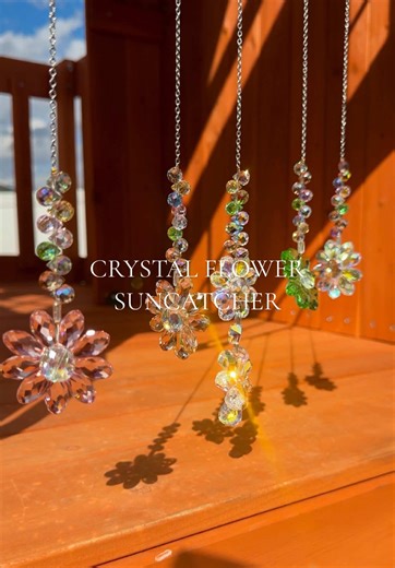 If the sun rises through your bedroom window in the morning, I highly recommend hanging these there. It's so calming waking up and seeing a rainbow all across your room. 😍 Hang them inside or outside and watch them shine in the sun. ☀️ #suncatchers #springtok #decor #tiktokshop