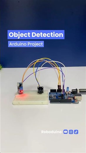 Object Detection Arduino Project with Code #arduino #arduinoproject #objectdetection #arduinouno