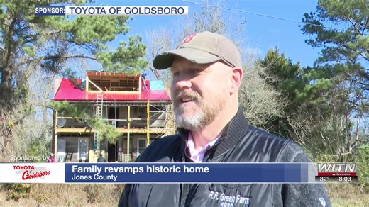 A historic home in Jones County is getting a makeover. Gigi has more on the story, and Dustin has a look at your weekend weather. | WITN-TV