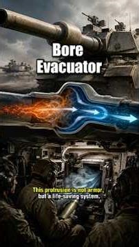 Why do modern main battle tank gun barrels have a bulge?#tank #knowledge #didyouknow #military