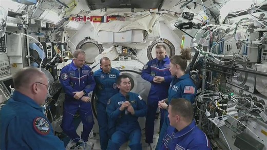 A change-of-command ceremony takes place on the International Space Station as a medical issue involving an astronaut forced an early return for crew. Senior space agency officials said it was the first emergency return in the orbiting laboratory’s 25-year history. #ISS #InternationalSpaceStation #Ceremony #Astronaut #SpaceCrew #Live #Reuters #News Keep up with the latest news from around the world: (https://www.reuters.com/) | Reuters