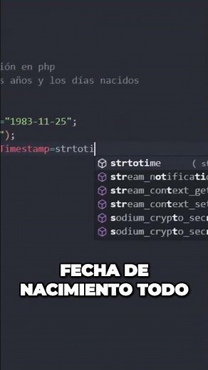 Aplicación php, calcular años