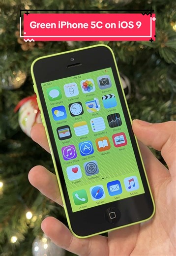 Green iPhone 5C: Nostalgia Meets iOS 9