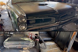 1966 Pontiac GTO Stashed Away for Decades Emerges With Bad News Under the Hood