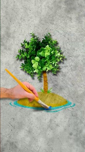 I did a PAINTING on the SIDEWALK!