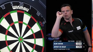 SOOTS CLAWS THROUGH! Alan Soutar wins his opening game of #PC22, as the Scotsman beats Jeffrey De Graaf 6-4! 📺 bit.ly/PDCTVLive #PC22 | Professional Darts Corporation