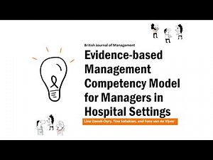 Evidence-Based Management in hospital settings! Published in the British Journal of Management