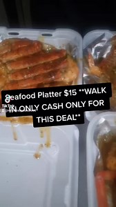 FRIDAY $15 SEAFOOD PLATTERS**WALK IN ONLY CASH ONLY FOR THIS DEAL** 401 Bradford Drive Charlotte Nc 2431 E Ozark Ave Gastonia Nc Visit WWW.MR3SCRABPOT.COM for menu and hours of operation 🦀🦀🦀🦀🦐🦐🦐🦐🦂🦂🦂🦂🦂 | Mr 3's Crabpot Seafood Takeout